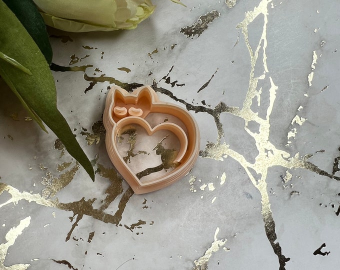 Clay cutters Kitty valentine| Polymer clay cutters| Jewellery tools| Ceramic cutters| Earrings cutters| Clay tools