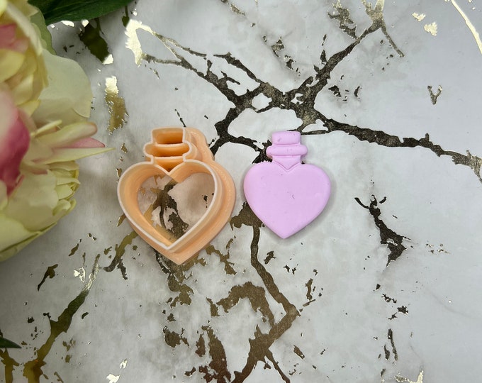 Clay cutters Love potion 1| Polymer clay cutters| Jewellery tools| Ceramic cutters| Earrings cutters| Clay tools