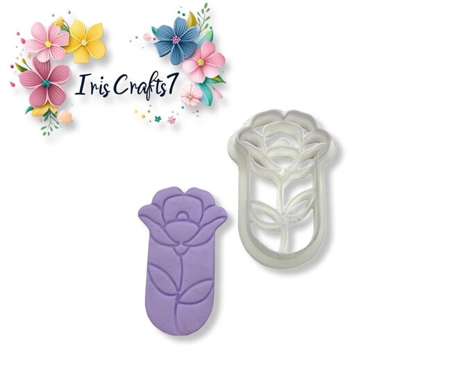 Boho Flower 26 Polymer Clay Cutters - Earrings Making - Ceramic Tools