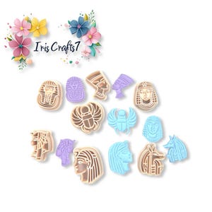 Egyptian Polymer Clay Cutters - Handmade Jewellery