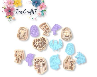 Polymer Clay Cutters Egyptian Style – Jewelry and Earring Craft Tools