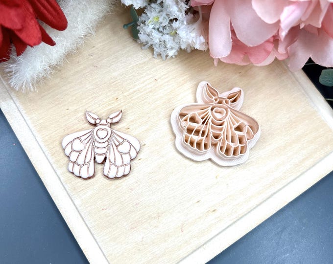 Love Moth Polymer Clay Cutter - Ceramic tools - Handmade Earrings