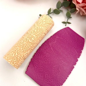 Ethnic Pattern Roller Texture Tool for Polymer Clay