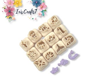 Mini Ocean Polymer Clay Cutter - Clay Tools - Stud Earrings