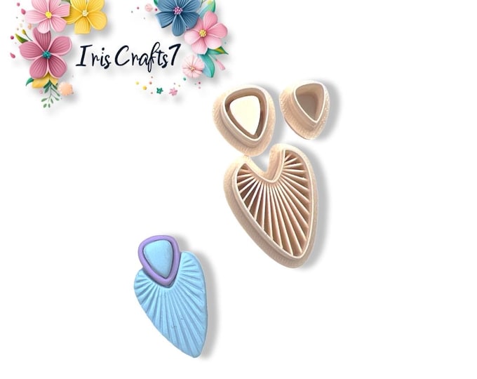 Sunbeam Deco Polymer Clay Cutter for Unique Handmade Earrings