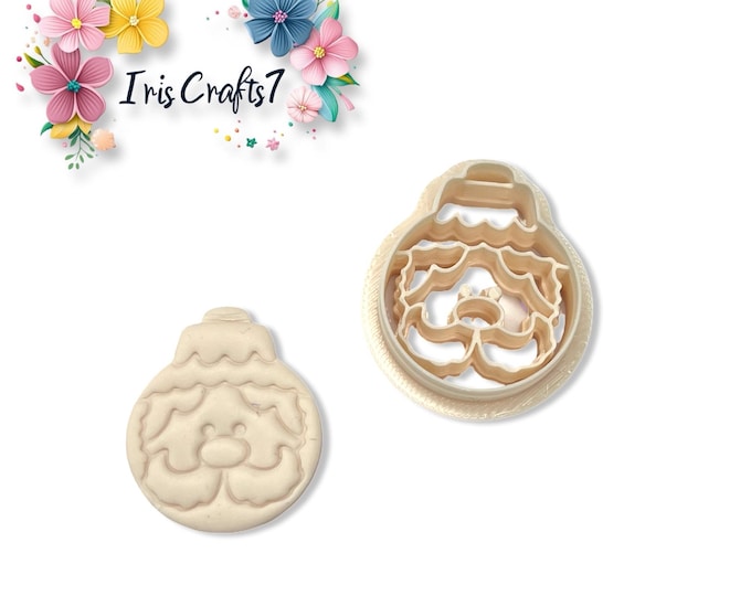 Christmas Toy Santa Polymer Clay Cutter for Handmade Jewellery, Earring Making, Craft Tools