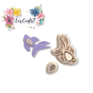 Fish 3 Polymer Clay Cutter for Earrings and Jewelry Making