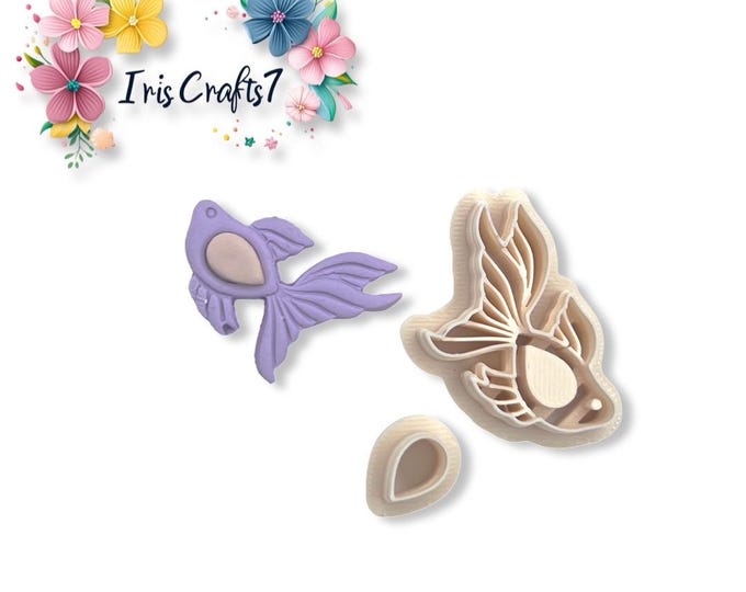 Fish 3 Polymer Clay Cutter - Earring Making - Ceramic Tools
