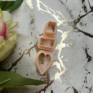 Polymer Clay Cutter Valentine Combo 1 Set – Heart and Love Shapes for DIY Crafting & Clay Art Tools