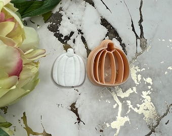 Pumpkin tall polymer clay cutters