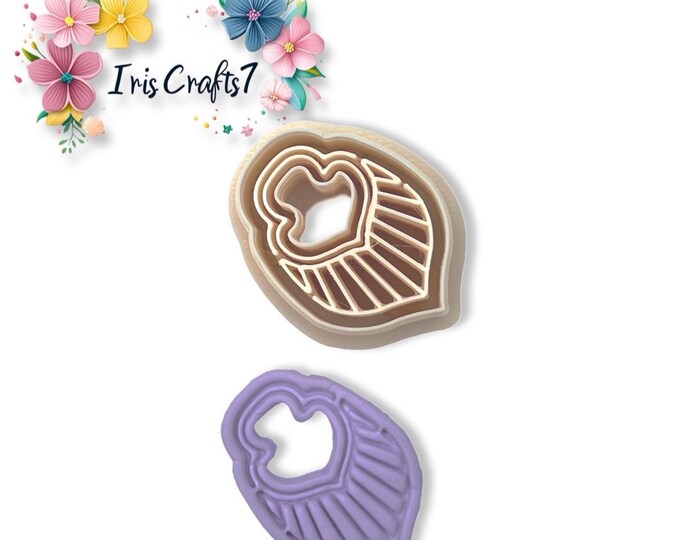 Boho Embossed 2 Polymer Clay Cutter - Earring Tool