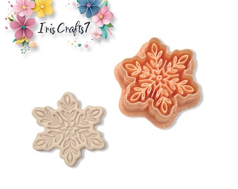 New Snowflake Polymer Clay Cutter, Winter Christmas Jewelry DIY, Xmas Earring Tool, Festive Craft