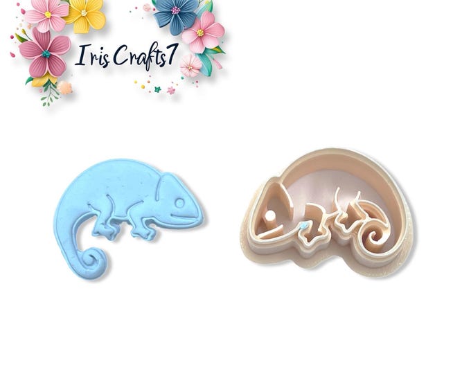 Clay Cutter for Fun – Chameleon Shape Polymer Clay Tool for Creative Crafts & DIY Art Projects