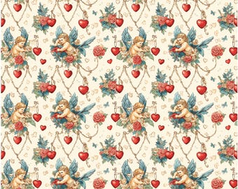 Love Angel Polymer Clay Transfer Paper for Earrings Jewelry