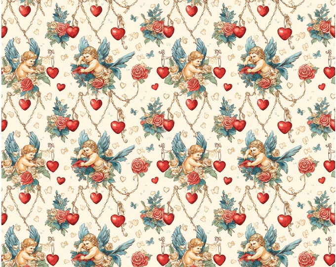 Love Angel Polymer Clay Transfer Paper for Earrings Jewelry