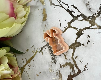 Bunny 7 Polymer Clay Cutter – Easter Rabbit Shape Clay Tool for Handmade Earring Jewellery
