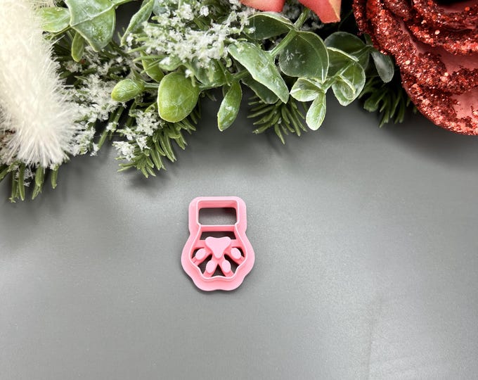 Dog Paw Socks Polymer Clay Cutter - Christmas Earrings - Ceramic tools