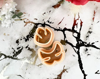 Polymer Clay Cutter Monstera Leaf 2 Parts | Earrings & Jewelry Tools | Clay Cutters for Crafting