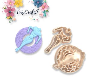 Lifebuoy Woman Polymer Clay Cutters Set Summer Earring Jewelry Tool