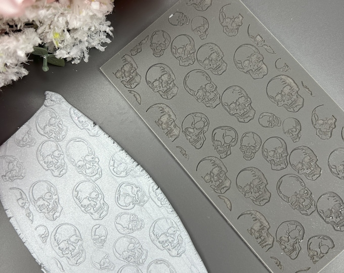 Halloween 2 polymer clay texture rubber mat_ Polymer clay tools_ Clay texture tool_ Jewellery tools