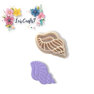 Shell 4 Polymer Clay Cutter for Handmade Earrings DIY Jewelry Making Tool