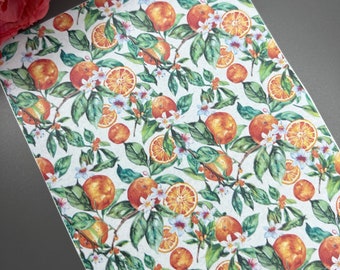 Orange 2 Image Transfer Paper_ Water Soluble Paper_ Clay tools_ Earring Making