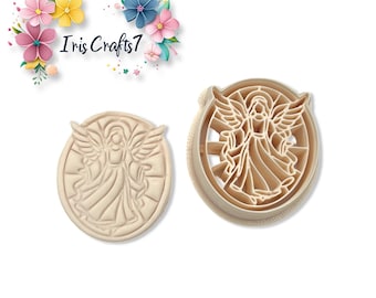 Angel 3 Polymer Clay Cutter for Earring and Jewellery Making | Christmas Craft Tools