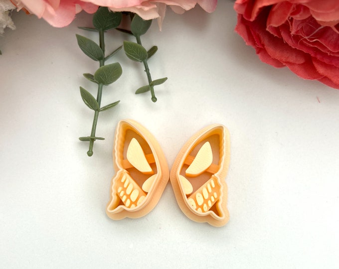 Skull Butterfly 1 clay cutters| Polymer clay cutters| Ceramic tools| Jewellery tools| Clay tools