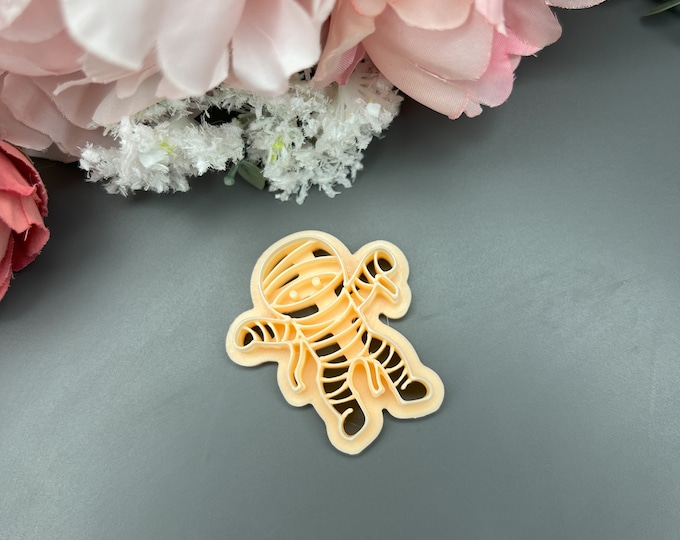 Mummy 2 clay cutters_ Polymer clay cutters_ Halloween earrings_ Ceramic tools_ Clay tools