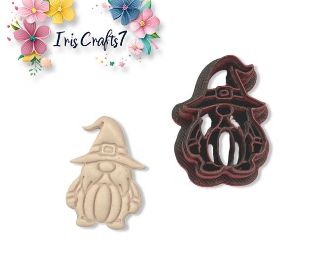 Polymer Clay Cutters Pumpkin Gnome – Halloween Earring Making Tools