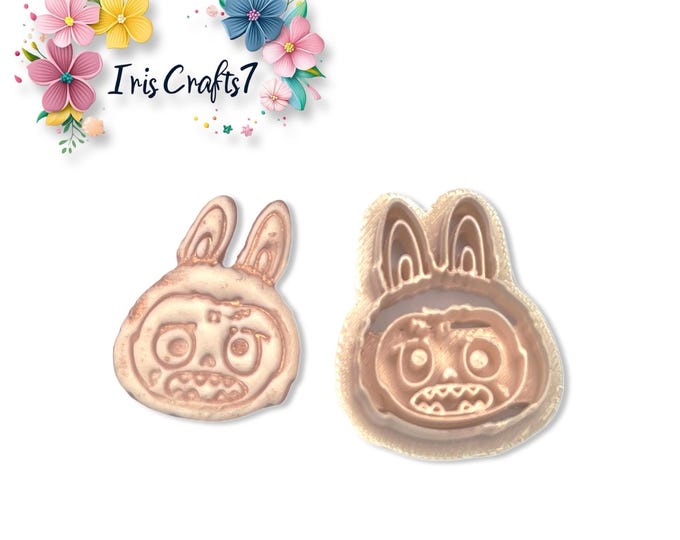 Cute Monster 5 Polymer Clay Cutter – Fun Earring Making Tool – Halloween DIY Supply