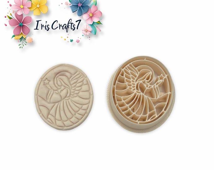 Angelic Polymer Clay Cutter for Christmas Earring Making, Craft and Jewellery Tools