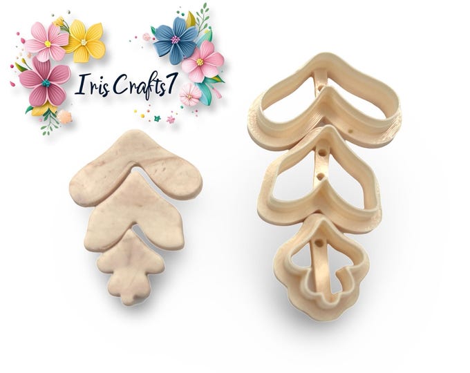 Boho Combo 1 Polymer Clay Cutters - Ceramic tools - Handmade Earrings