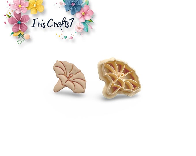 Flower 41 Polymer Clay cutter -Ceramic Tools - Earrings Making