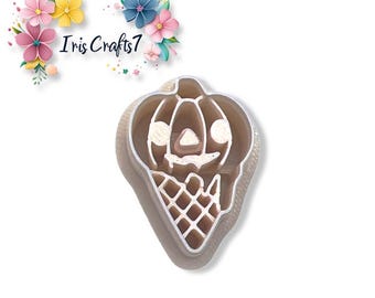 Pumpkin Ice Cream Polymer Clay Cutter for Earrings Jewelry Tool
