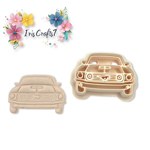 Mustang Clay Cutter: Car Shape Polymer Clay Tool for Earrings
