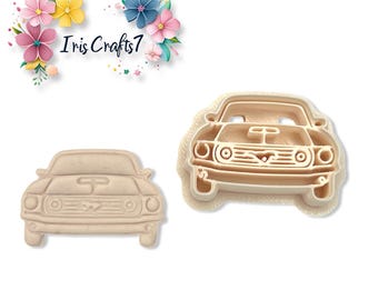 Mustang Clay Cutter: Car Shape Polymer Clay Tool for Earrings