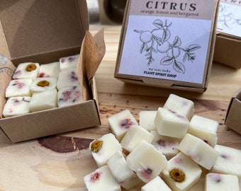 Aromatherapie Waxmelts | CITRUS | sinaasappel, citroen en bergamot | Natuurlijke ingrediënten