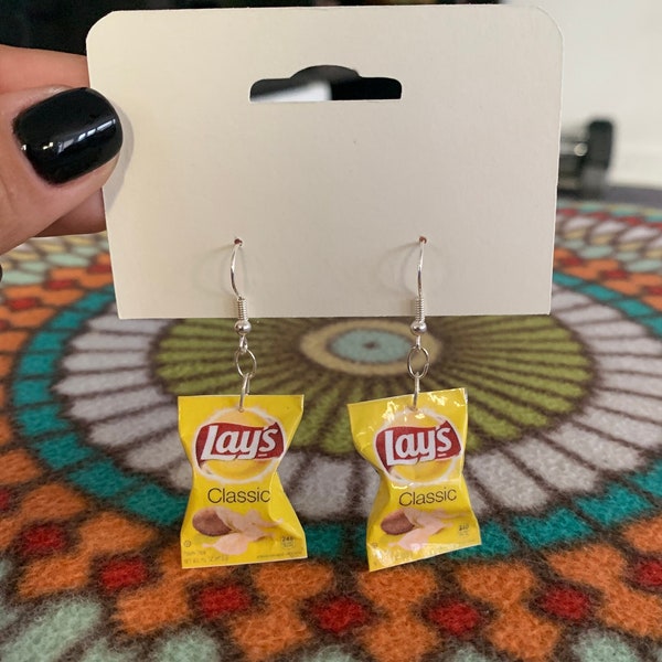 Potato Chip Earrings