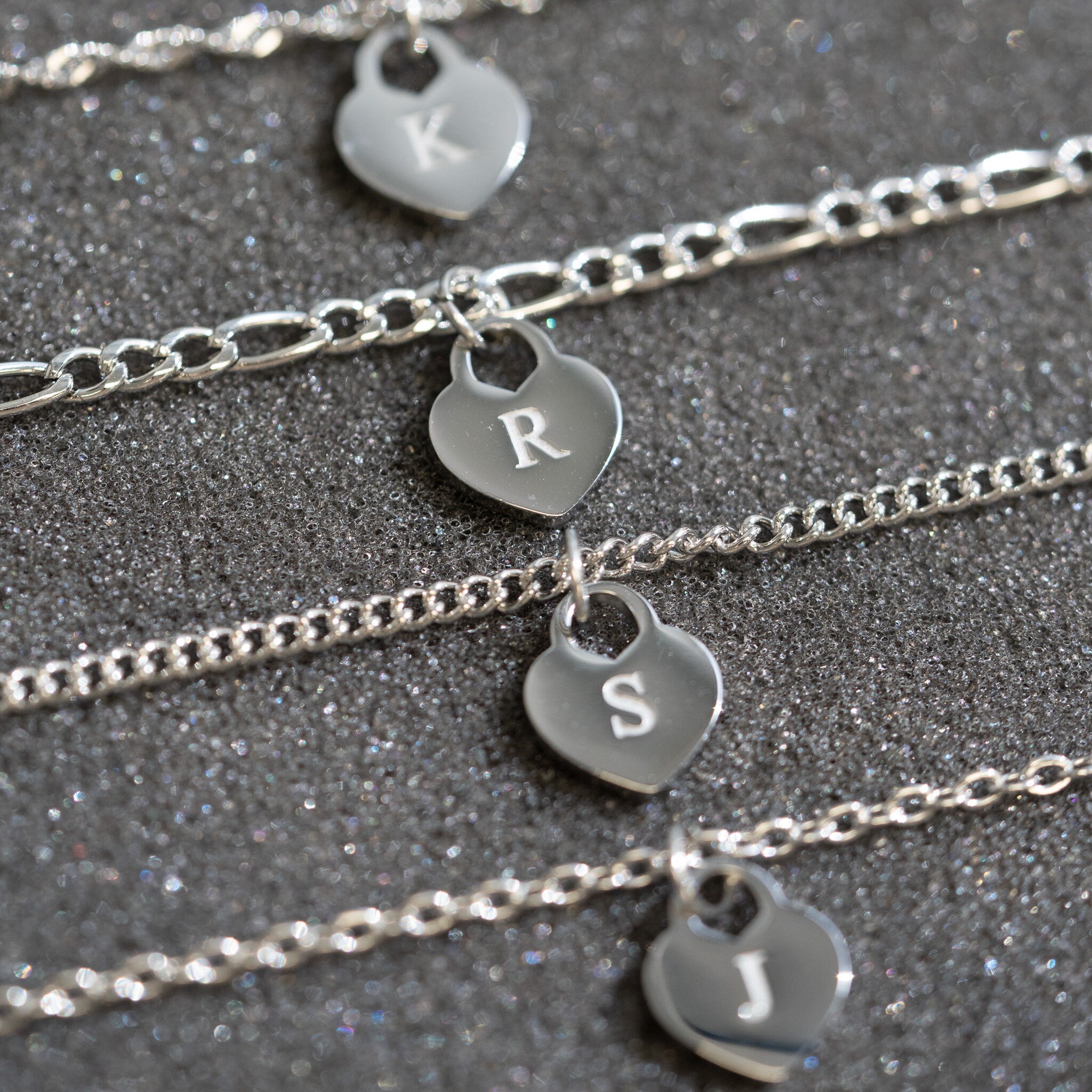 Letter shop w necklace