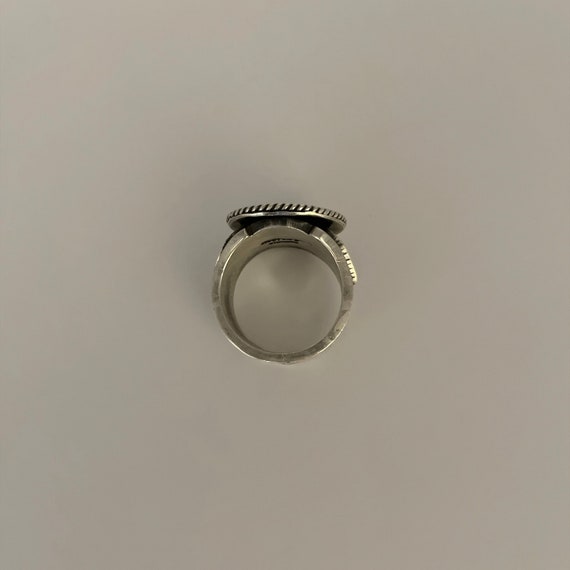 Bo Reeves作 刻印入りスターリングシルバーリング サイズ7/ネイティブ