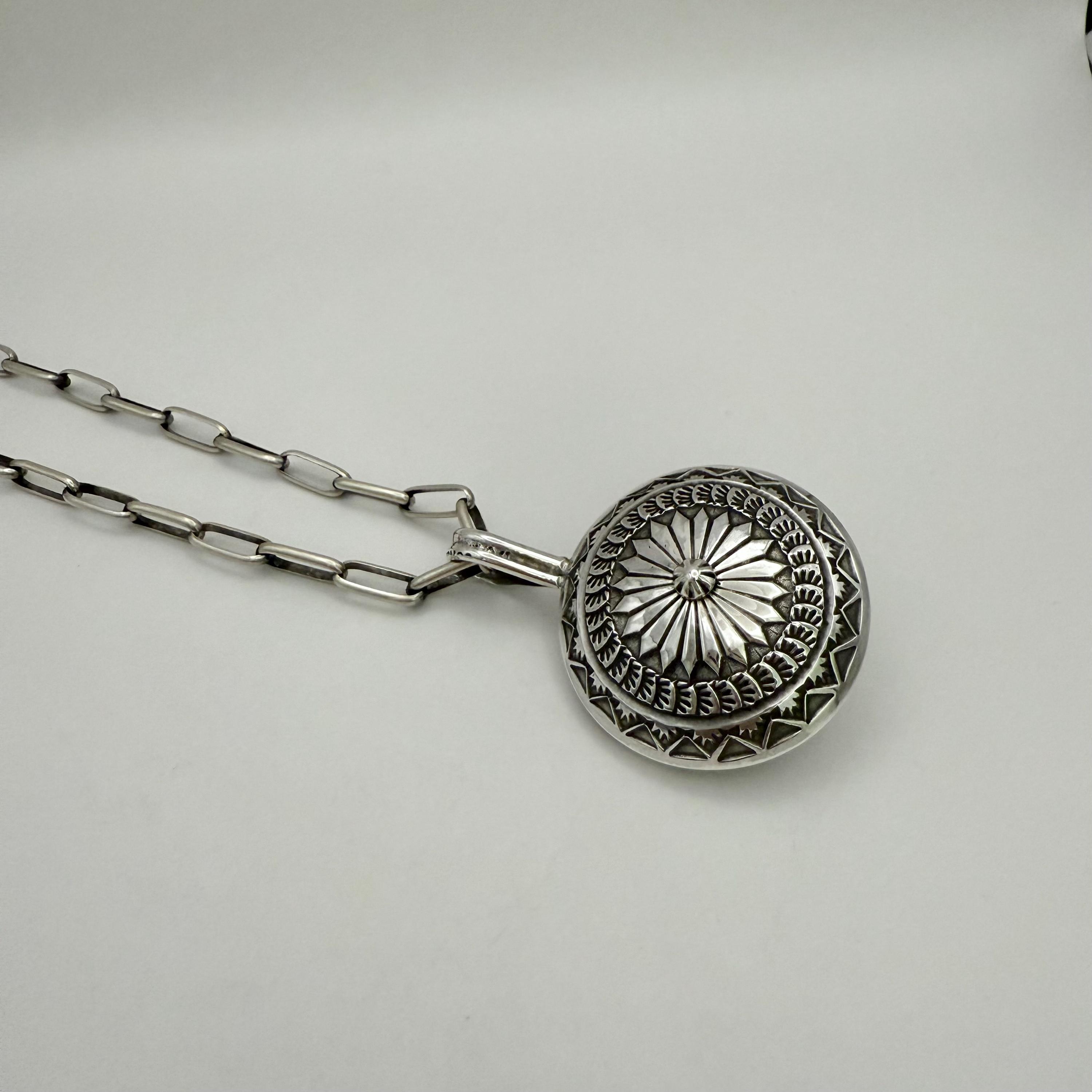 ネックレス・ペンダント Vintage Sunshine Reeves Pendant Sunshine Reeves Navajo Sterling Silver Thunderbird Pendant