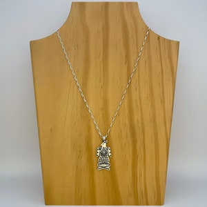 Gestempelter Thunderbird Anhänger von Bo Reeves/Authentisch/Native American/Navajo/Handgefertigt/Sterlingsilber/Unikat/Boho