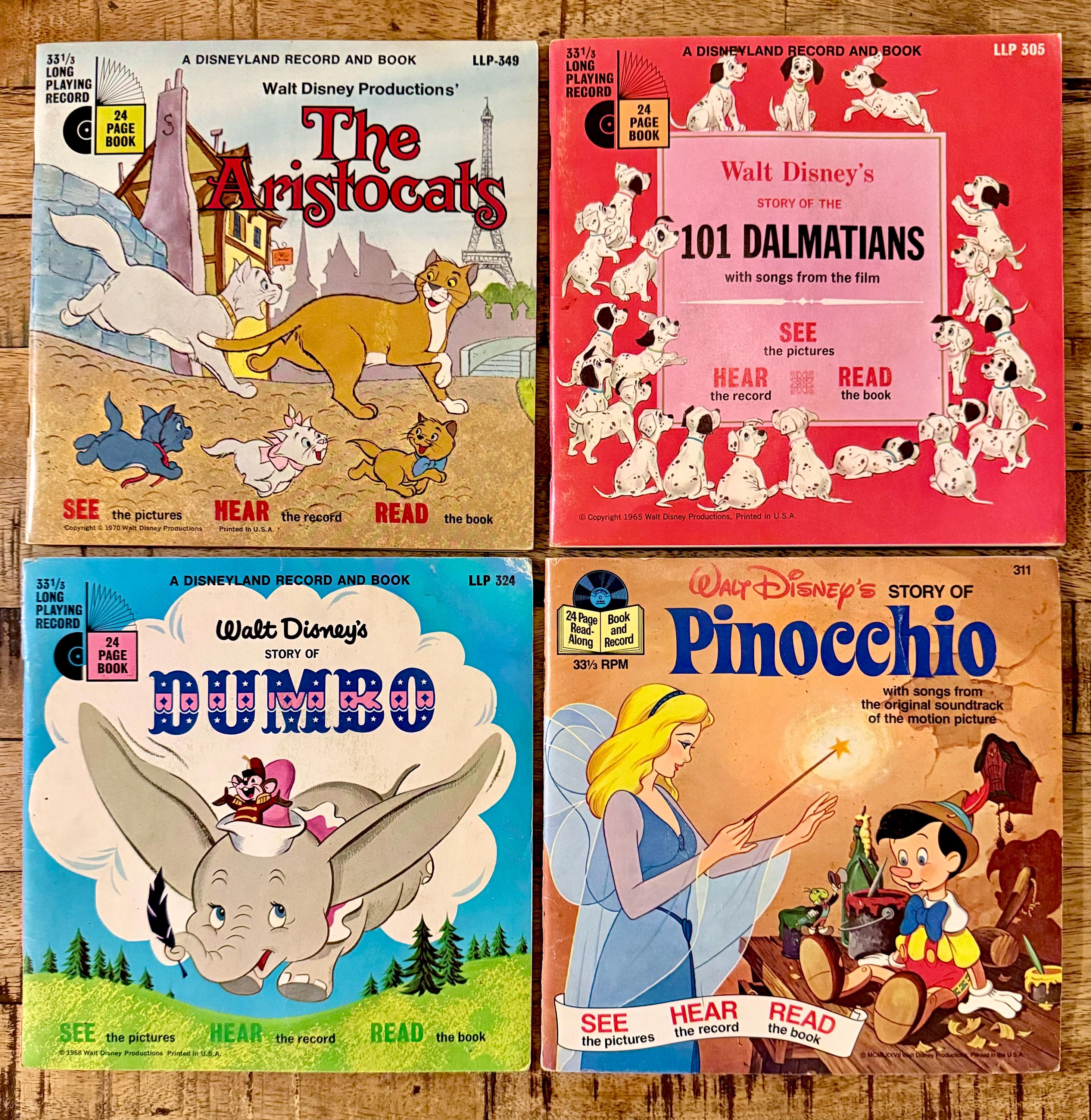 Free Ship! Vintage Walt Disney Storybook Records, Your