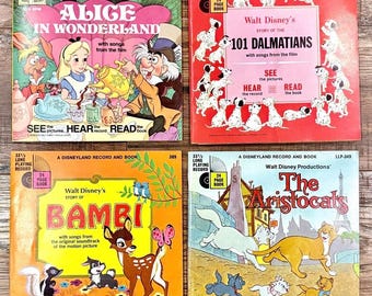 Free Ship! Vintage Walt Disney Storybook Record & Book, Your