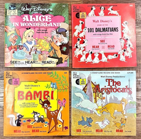 Free Ship! Vintage Walt Disney Storybook Record & Book, Your