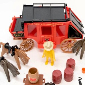 Playmobil 3245 Diligence Wells Fargo - Incomplète + Extras