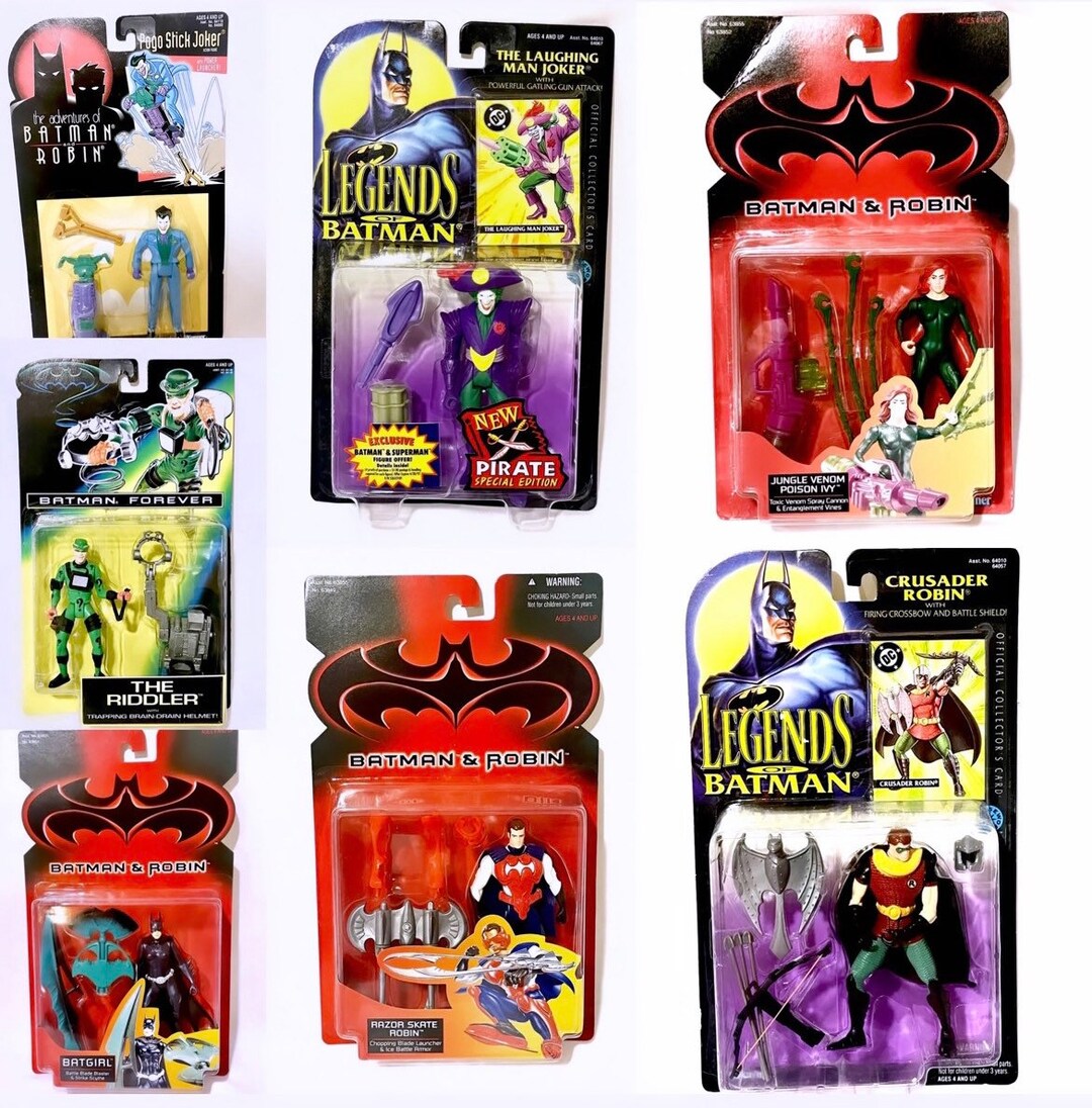 Vintage Batman Action Figures You Pick All New in Original Packaging - Etsy