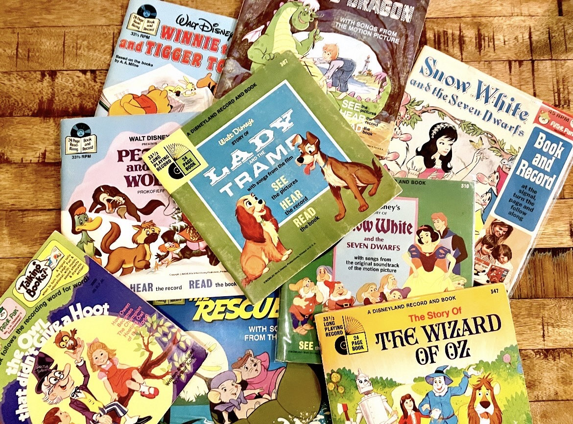 Free Ship! Vintage Walt Disney Storybook Record & Book, Your