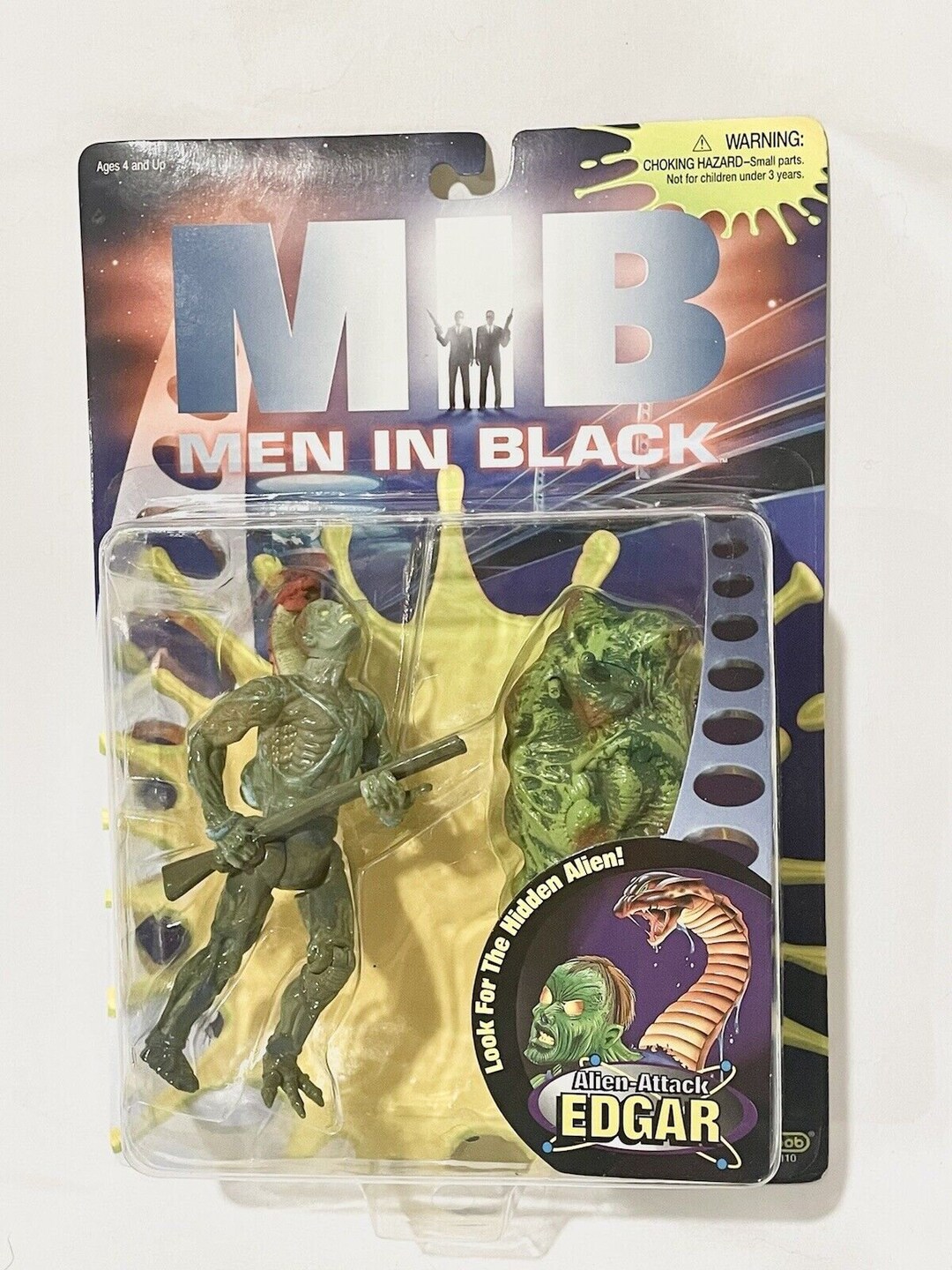 Vintage Men In Black Action Figure Galoob MIB Alien Attack NEW In 